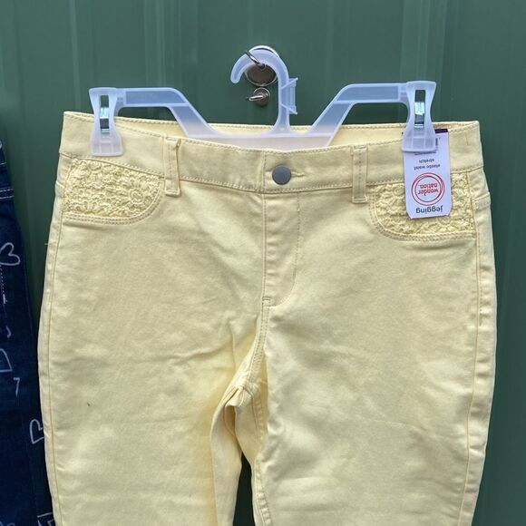 Girls Fashion Jeggings, T-Shirt & Tank Top 4-Piece Set Size XXL (18) - Picture 4 of 10